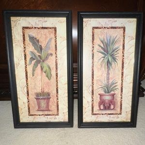 Lot ~ Home interiors Art frames 2 Pcs.